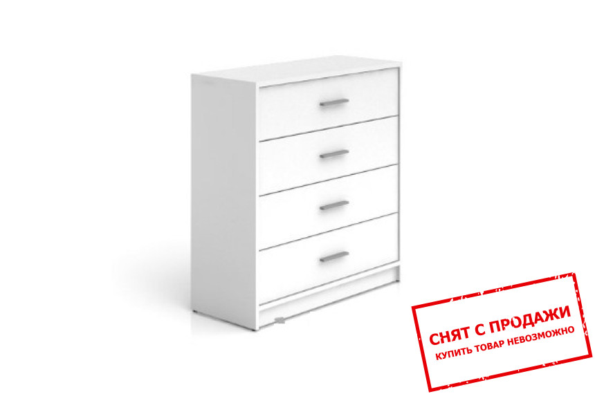 Комод Непо KOM4S Гербор с 4 ящиками Нимфеа альба