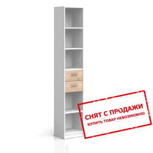 Стеллаж Непо Нимфеа альба/дуб сонома REG2S/40 Герб...