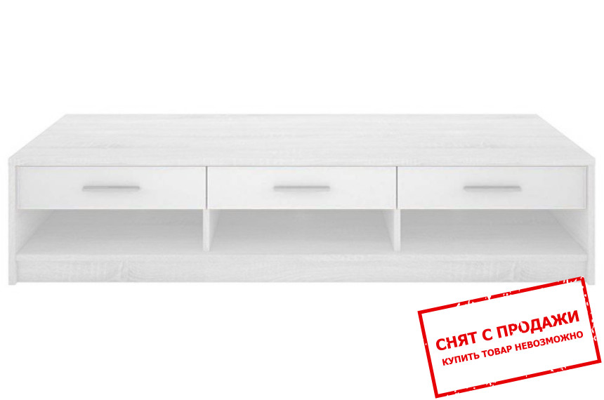 Тумба под ТВ Непо RTV3S Гербор с 3 ящиками Нимфеа альба