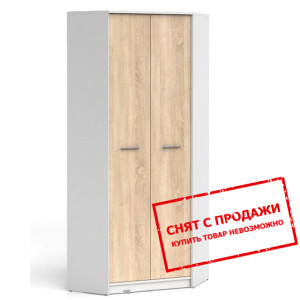 Шкаф угловой Непо Нимфеа альба/дуб сонома SZFN2D Г...