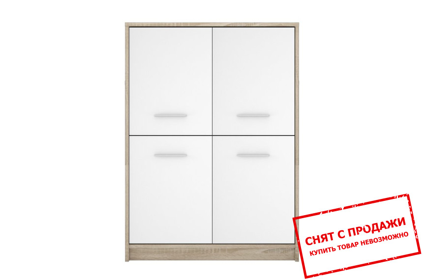 Комод Непо Дуб сонома/Нимфеа альба KOM4D Гербор