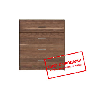 Комод Опен KOM4S Гербор с 4 ящиками Орех калифорни...