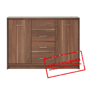 Комод Опен KOM2D4S Гербор 2-дверный с 4 ящиками Ор...