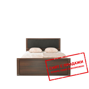 Кровать (каркас) (Вставка Черная искусственная кож...