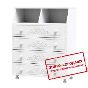 Комод Art in Head Amelie 80 з 4 шухлядами Білий су...