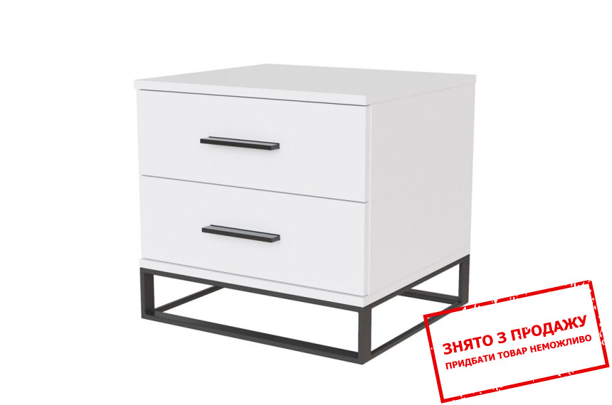 Тумба приліжкова Art in Head Ascet з 2 шухлядами