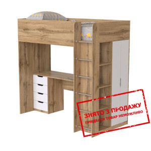 Ліжко двоярусне Art in Head Binky ДЮС33 з 4 шухляд...