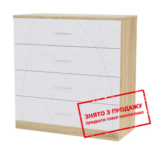 Комод Art in Head Loretto з 4 шухлядами Дуб сонома...