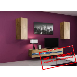 Стінка у вітальню Cama Vigo 10 NEW Дуб вотан...