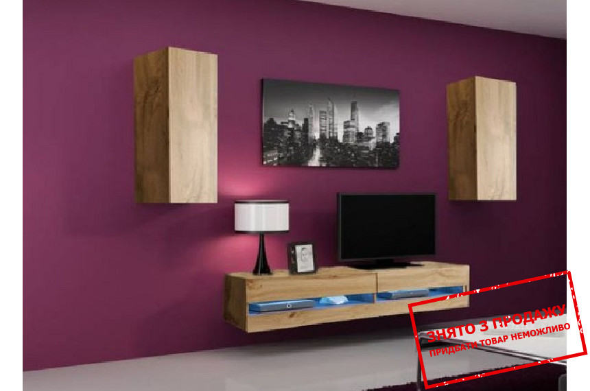 Стінка у вітальню Cama Vigo 10 NEW Дуб вотан