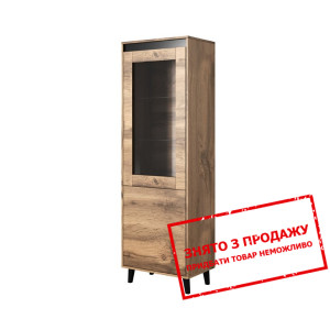 Вітрина Cama Nord 2-дверна Дуб вотан/антрацит...