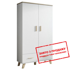 Шафа для одягу Cama Lotta 120 2D2S 2-дверна Білий/...