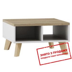 Стіл журнальний Cama Lotta 60 Білий/дуб сонома...