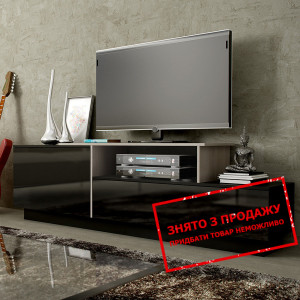 Тумба під ТВ Cama Sigma 3 RTV 2-дверна Чорний/чорн...