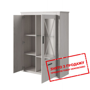 Вітрина Cama Finn FI2 3-дверна Сосна андерсен біли...