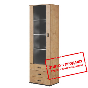 Вітрина Cama Soho S1 1-дверна з 3 шухлядами...
