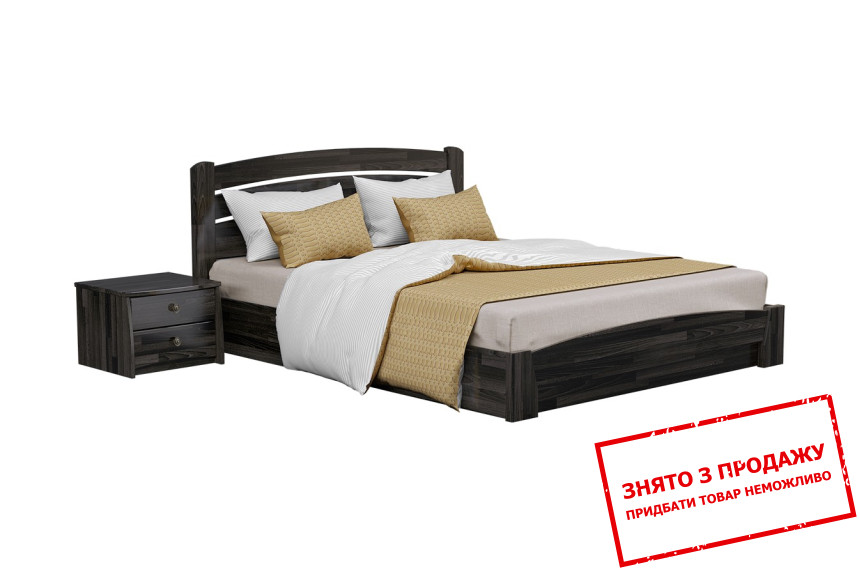 Ліжко дерев'яне (з ламелями) Естелла Селена Аурі 120х200 односпальне