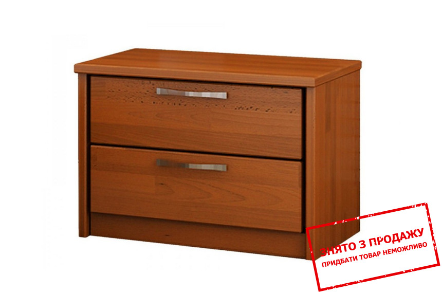 Тумба приліжкова дерев'яна Естелла Тесса з 2 шухлядами