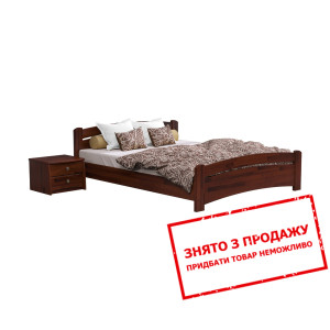 Ліжко дерев'яне (з ламелями) Естелла Венеція 140х2...