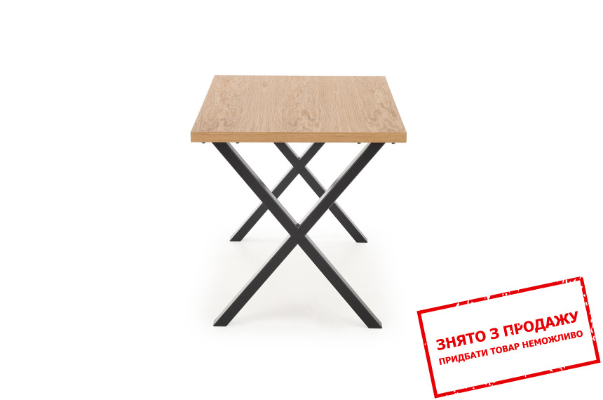 Стіл Halmar APEX 120/78 нат. шпон