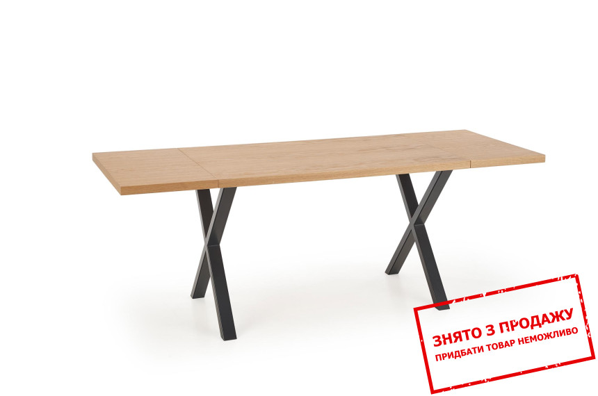 Стіл Halmar APEX 140/85 нат. шпон