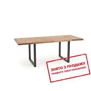 Стіл Halmar RADUS 120/78 дуб масив