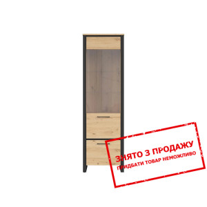 Вітрина Dodson REG1W1D BRW 2-дверна Дуб артизан/чо...