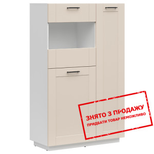 Вітрина FL Smart REG2D1W Білий альпійський/бежевий...