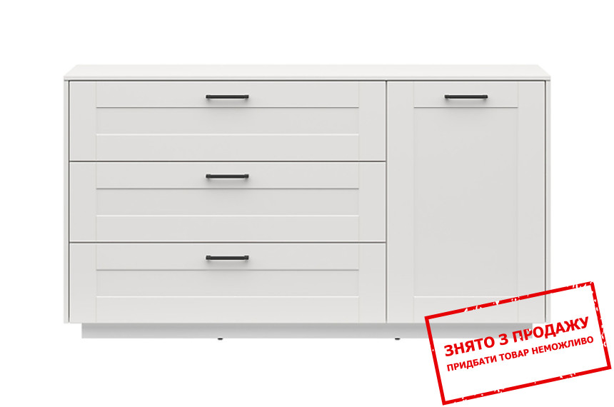 Комод FL Smart KOM1D3S BLENDY BRW Білий канадіан BRW