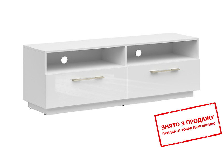 Тумба під телевізор FL Smart RTV2S Білий альпійський/білий глянець BRW