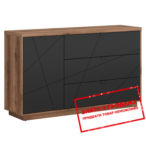 Комод Forn KOM1D3S BRW 1-дверний з 3 шухлядами Дуб...