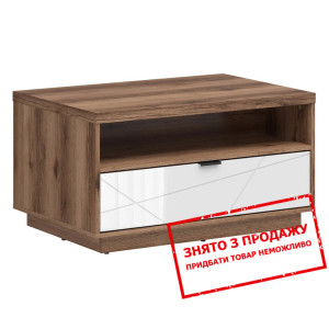 Стіл журнальний Forn LAW1S BRW Дуб делано/білий гл...
