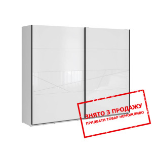 Шафа-купе Forn SZF/270 BRW 2-дверна Білий глянець...