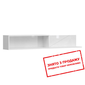 Полиця Forn POL/160 BRW Білий глянець...