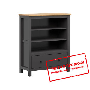 Стелаж Hesen REG1S BRW з 1 шухлядою ГрафІт/дуб арт...