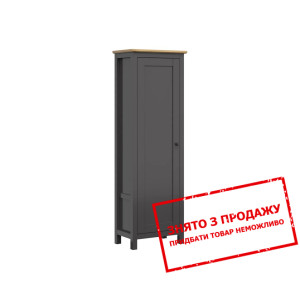 Стелаж Hesen REG1D/20/7 BRW 1-дверний ГрафІт/дуб а...