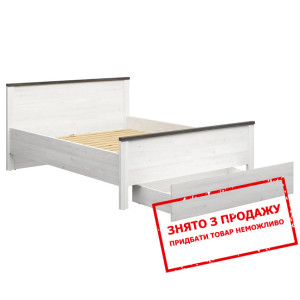 Ліжко (каркас) Hesen LOZ1S/160 BRW двоспальне з шу...