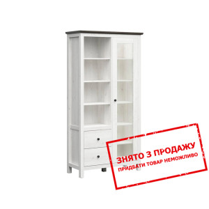 Вітрина Hesen REG1W2S/20/11 BRW 1-дверна з 2 шухля...