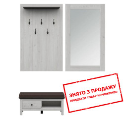 Модульний передпокій Hesen Меблі BRW Польща Модрина сібіу світла/сосна ларіко