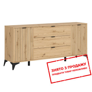 Комод Lamea KOM2D3S/180 BRW 2-дверний з 3 шухлядам...