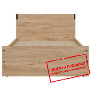 Ліжко (каркас) Lara LOZ/120 BRW односпальне Ясен б...