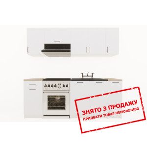 Кухня Layman EcoModel 210 Білий мат/Білий мат...