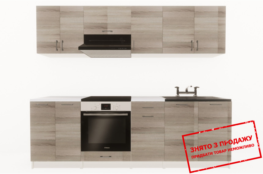 Кухня Layman EcoModel 240 Дуб нельсон/Дуб нельсон