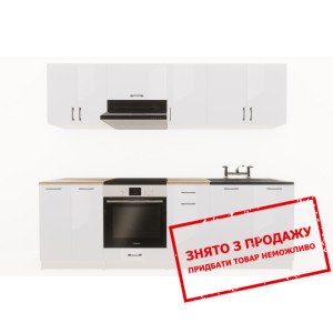 Кухня Layman EcoModel 240 Білий блиск/Білий блиск...