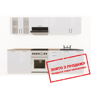 Кухня Layman EcoModel 260 Білий блиск/Білий блиск...