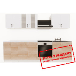 Кухня Layman EcoModel білий мат/дуб артизан