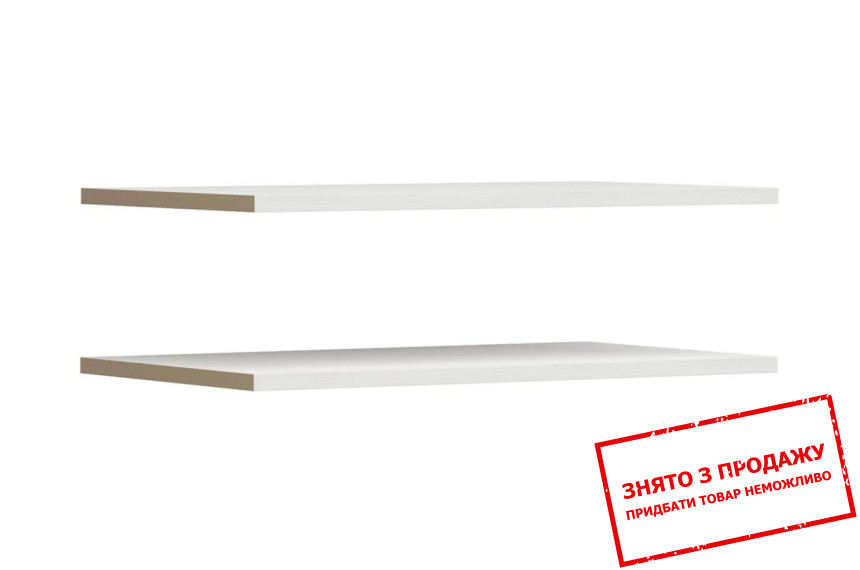 Полиці до шафи-купе POL/83 Loksa BRW Сосна андерсен білий/дуб грандсон