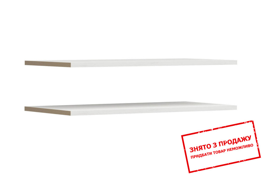 Полиці до шафи-купе POL/98 Loksa BRW Сосна андерсен білий/дуб грандсон