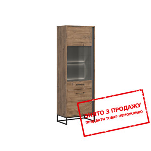 Вітрина Luton REG1D1W/20/7/L BRW 2-дверна ліва Дуб...