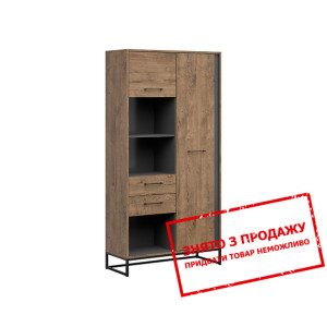 Стелаж Luton REG2D2S BRW 2-дверний з 2 шухлядами Д...